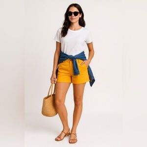 J. Crew women’s classic chino 3.5” Re-Imagined, inspired by the people & planet.